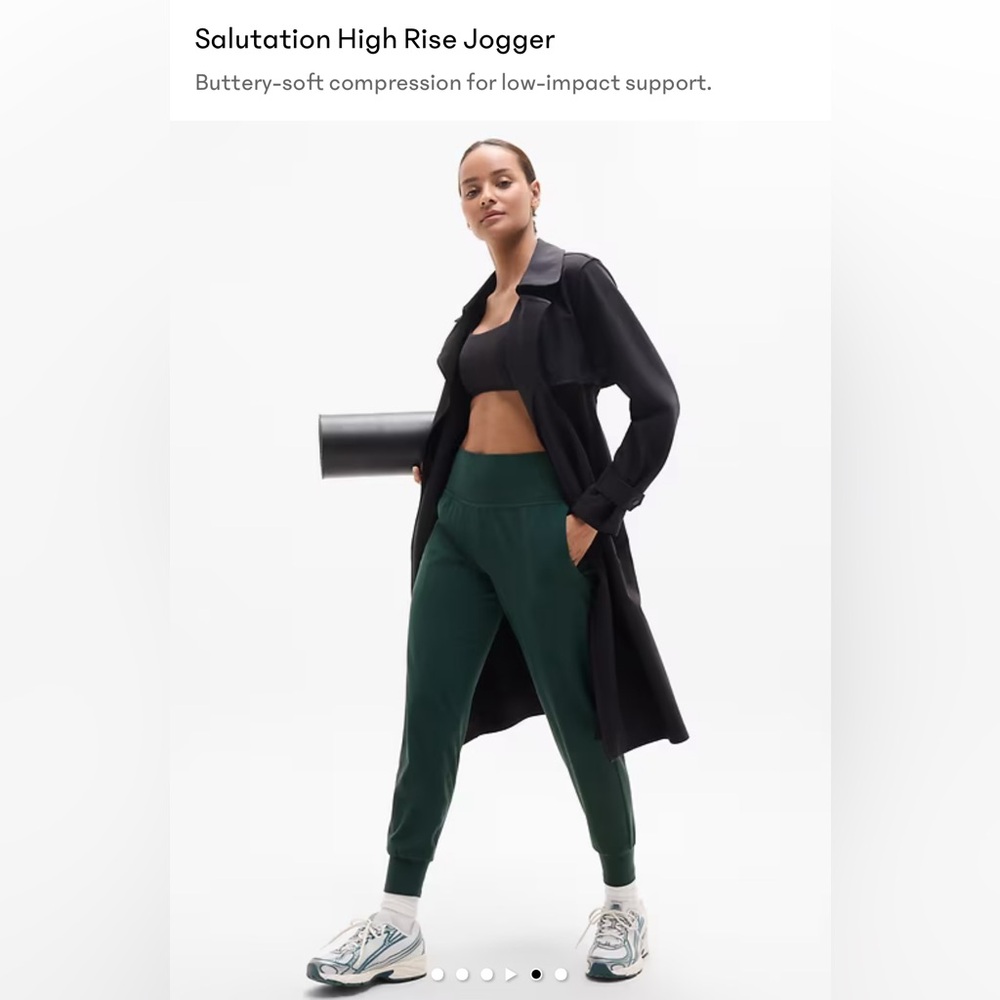 Athleta Salutation High Rise Jogger - Green